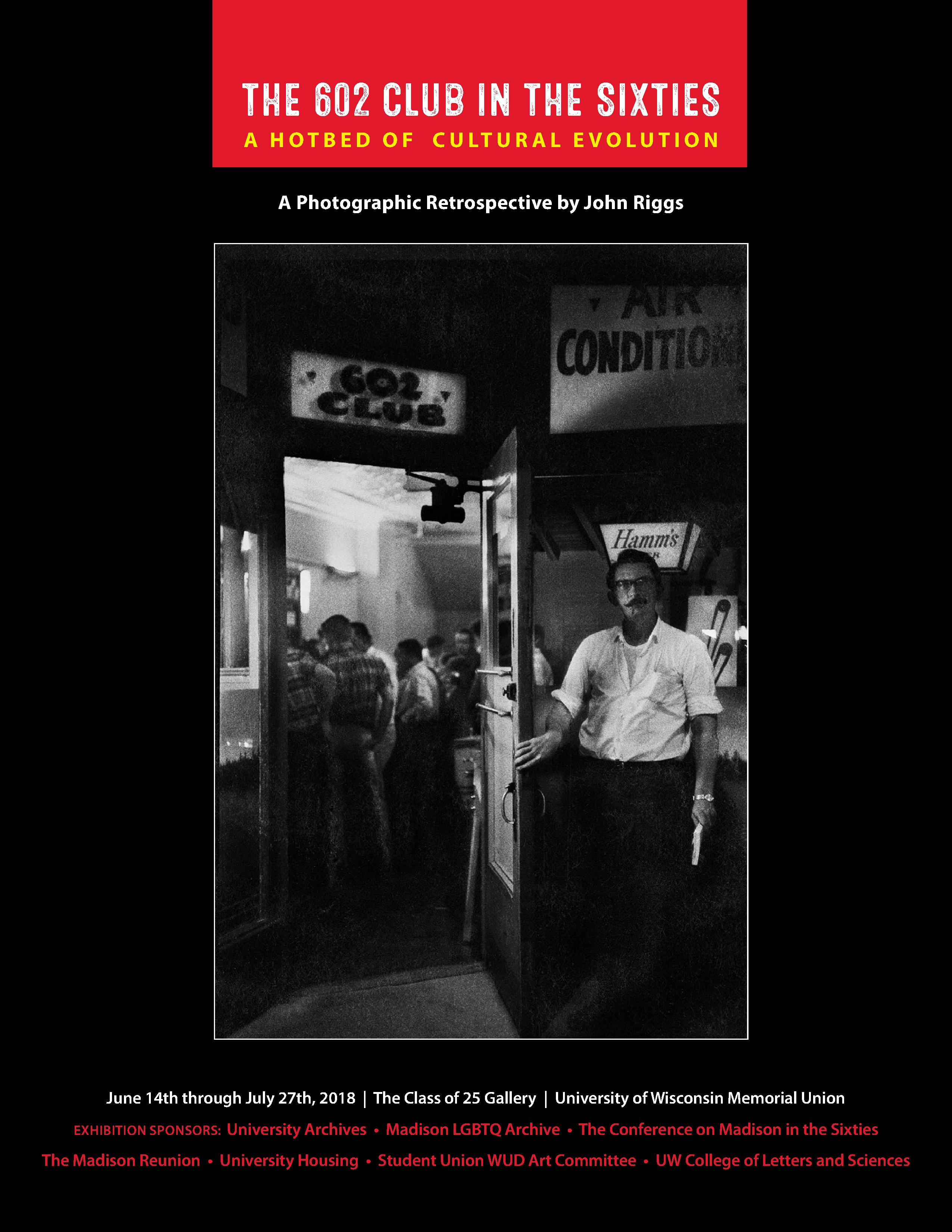 Program cover for the 2018 exhibit "The 602 Club in the Sixties"