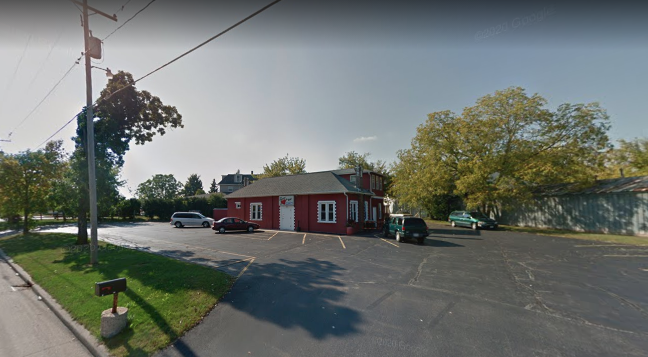 The building at the location c2013 / (unsure if this is the same building or was rebuilt) /
