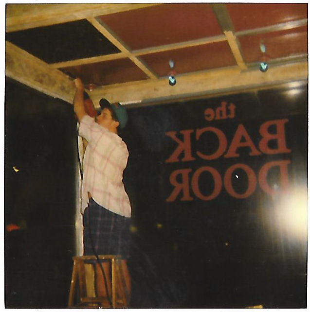 Photo of construction in preparation for opening the Back Door / (Photo by V.K.) / /