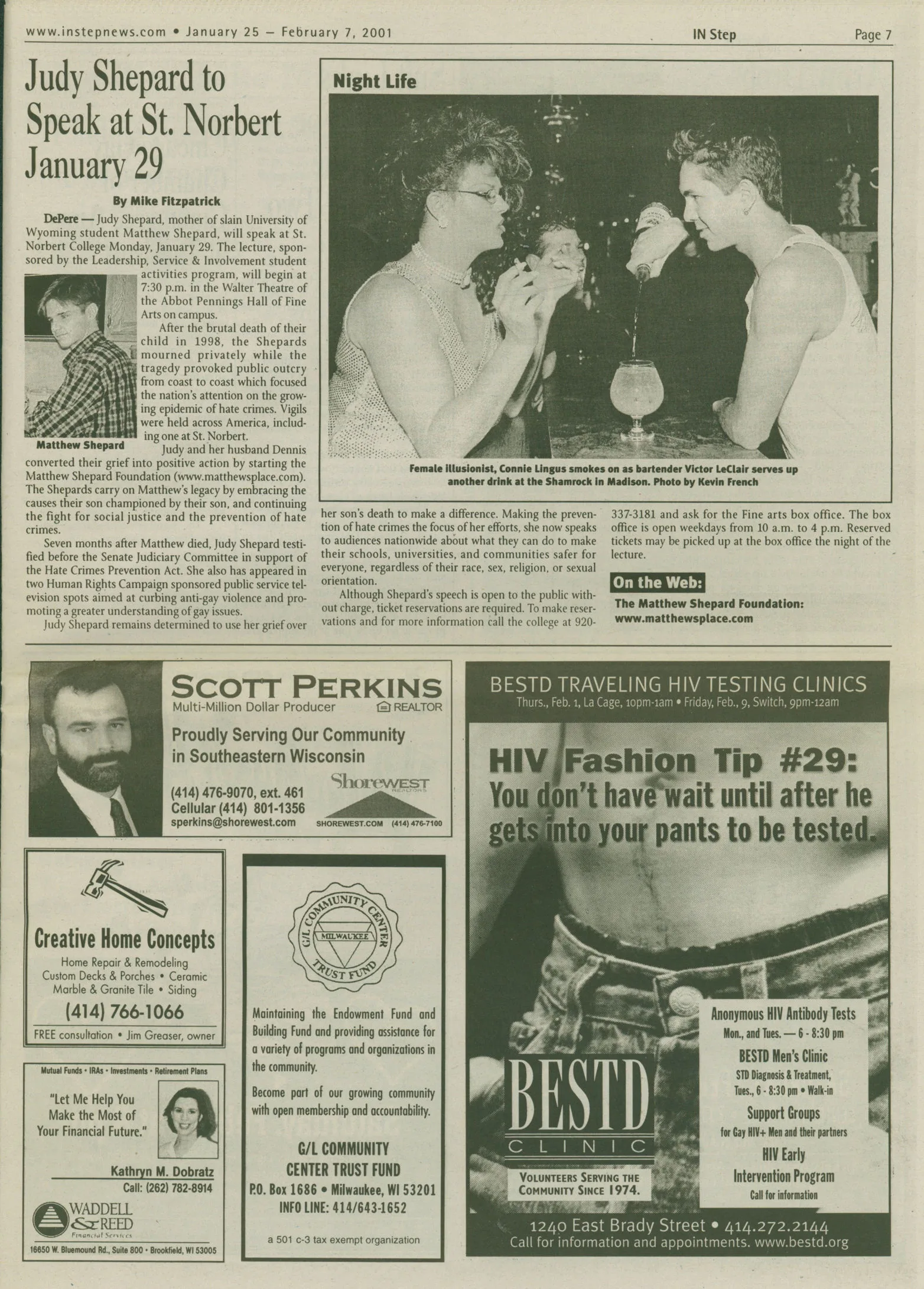 Advertisement / In Step- Vol. 18 issue 2, page 7 /
