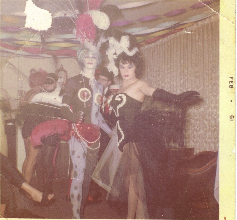 Patrons inside the Black Nite, 1961