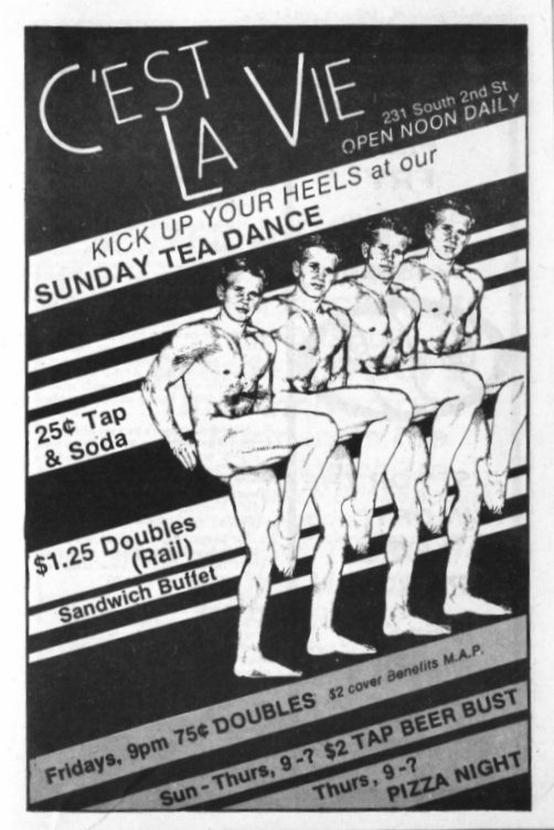 Bar advertisement, February 1987