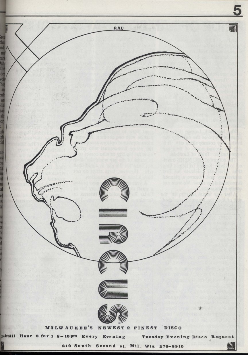 Advertisement billing the venue as a new disco, 1976.