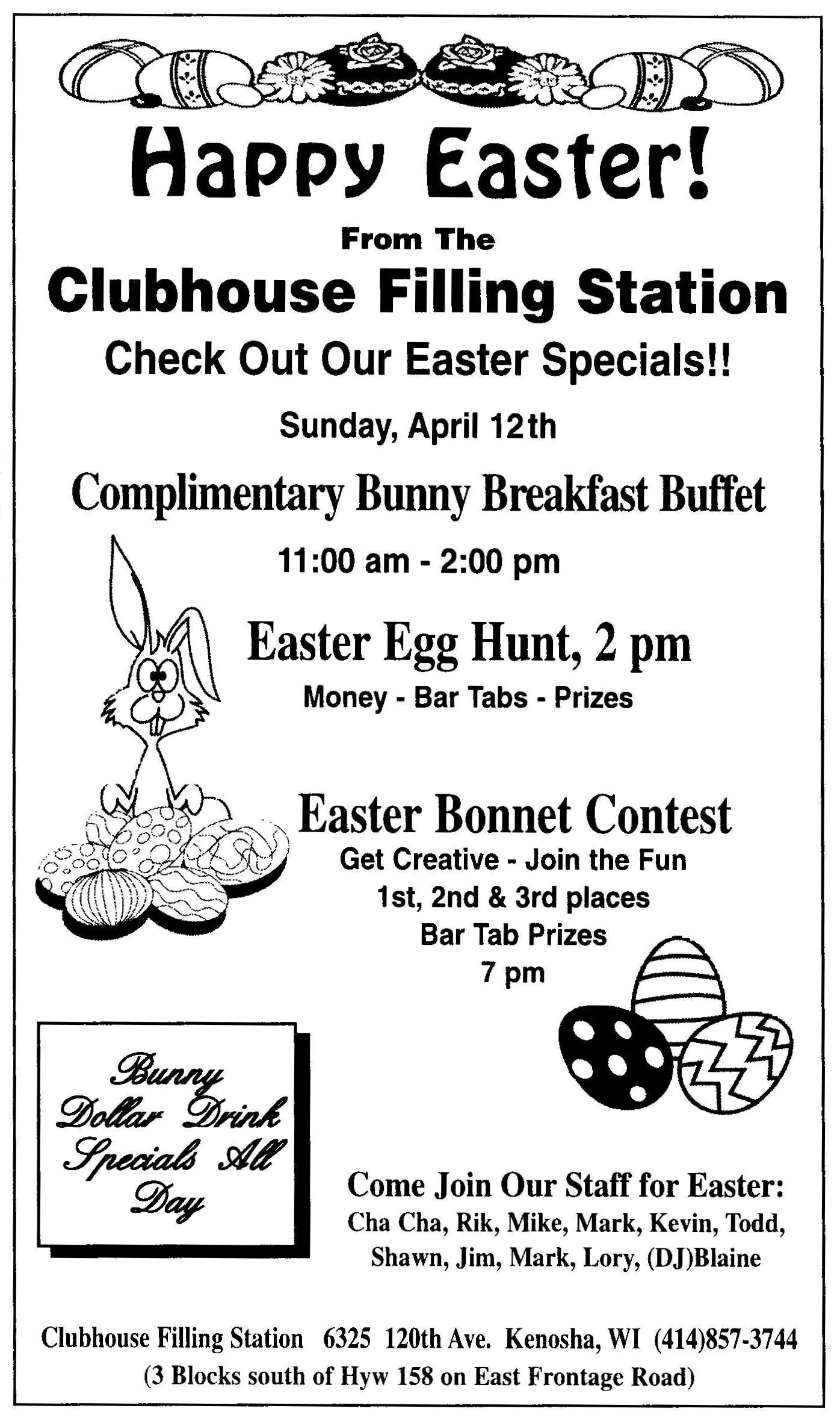 Easter Advertisement / (Quest vol 5 #5, April 1998) / /