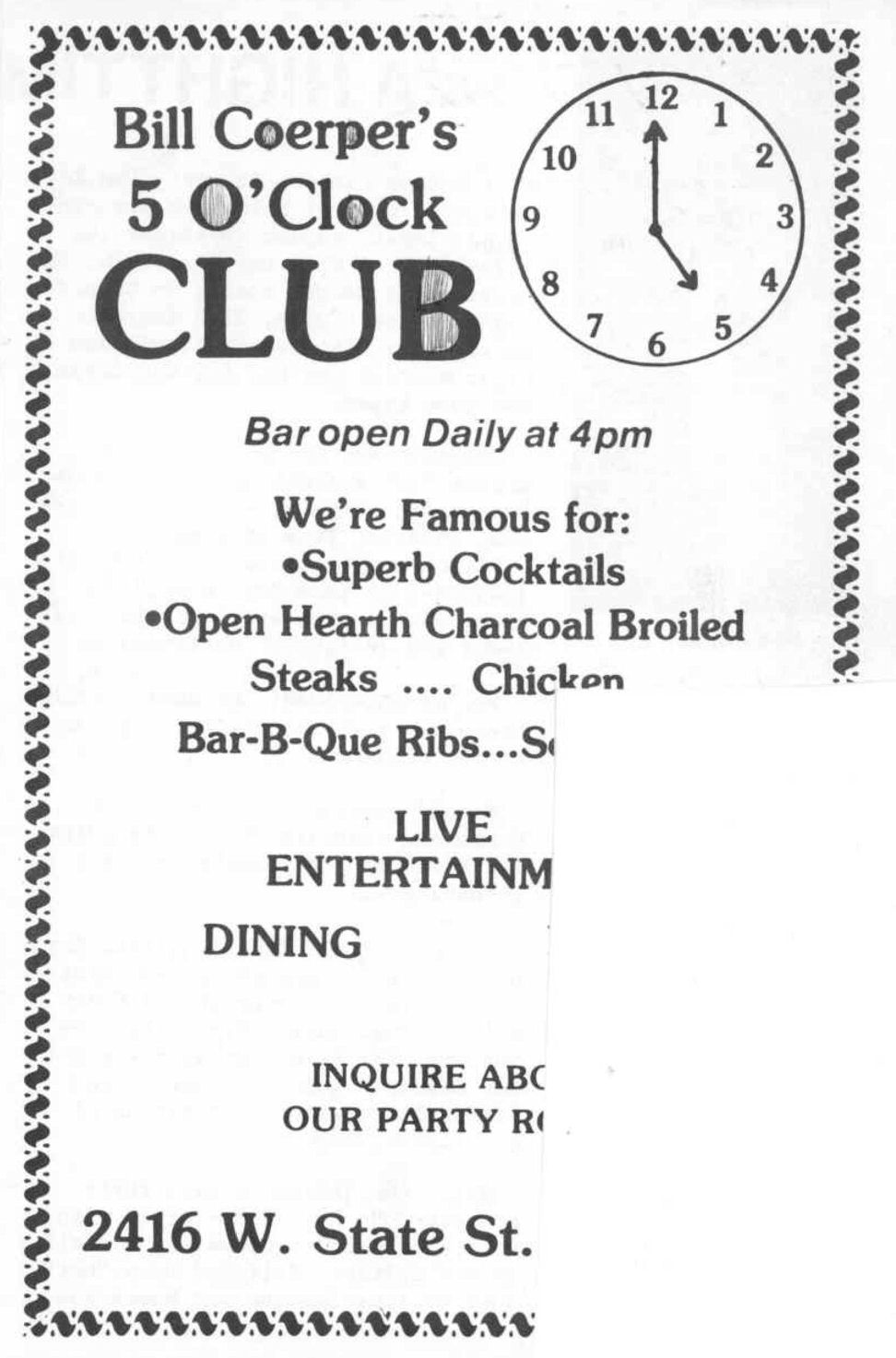 Advertisement, November 1979