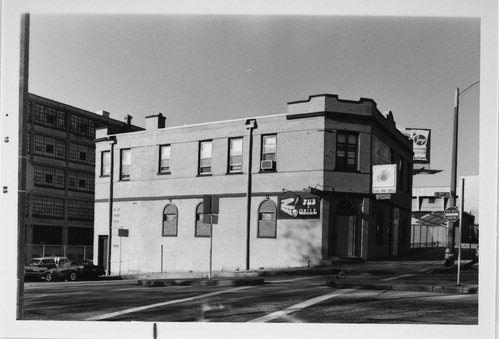 The only known photo of the building