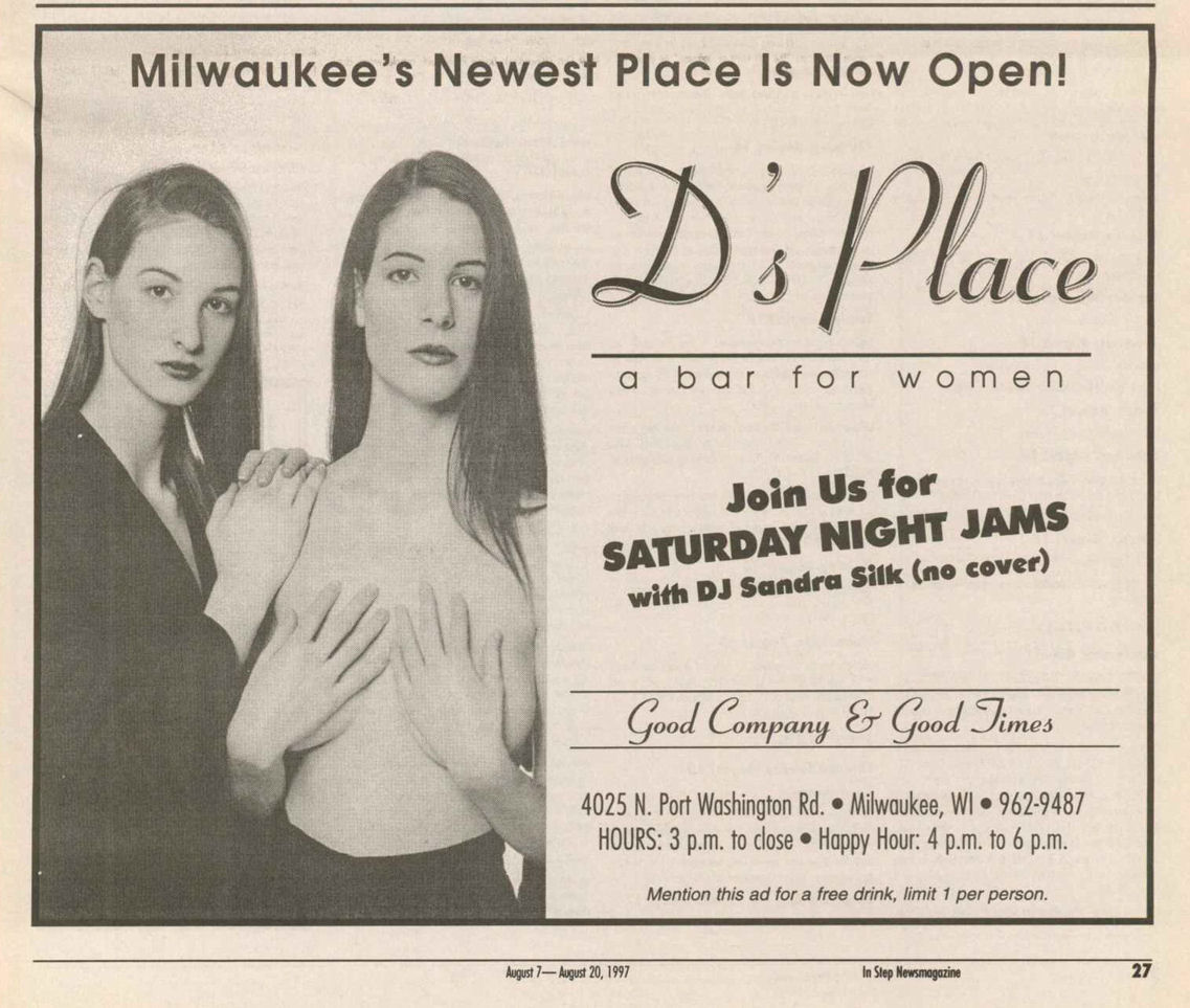 Advertisement, August 1997.