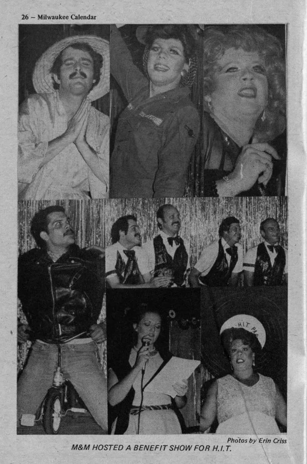 M&M Benefit show for HIT / (Milw. Calendar, vol 3 no. 18- / Aug. 1980) /