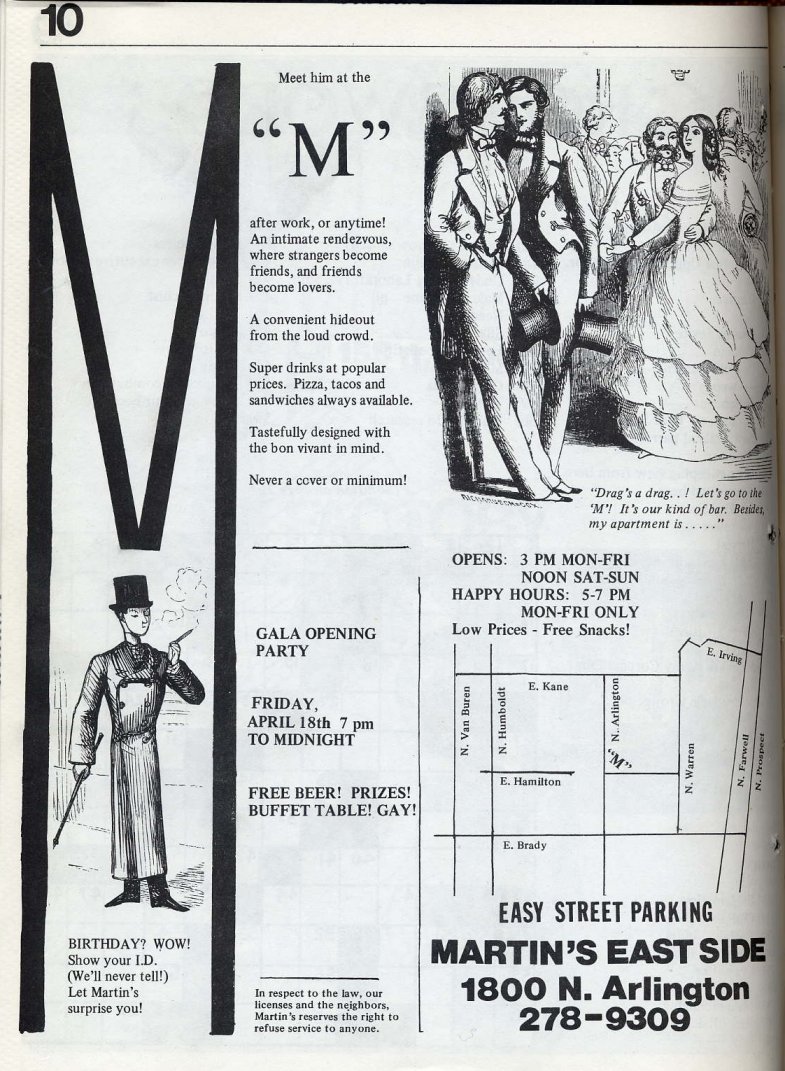 Advertisement, April 1975.