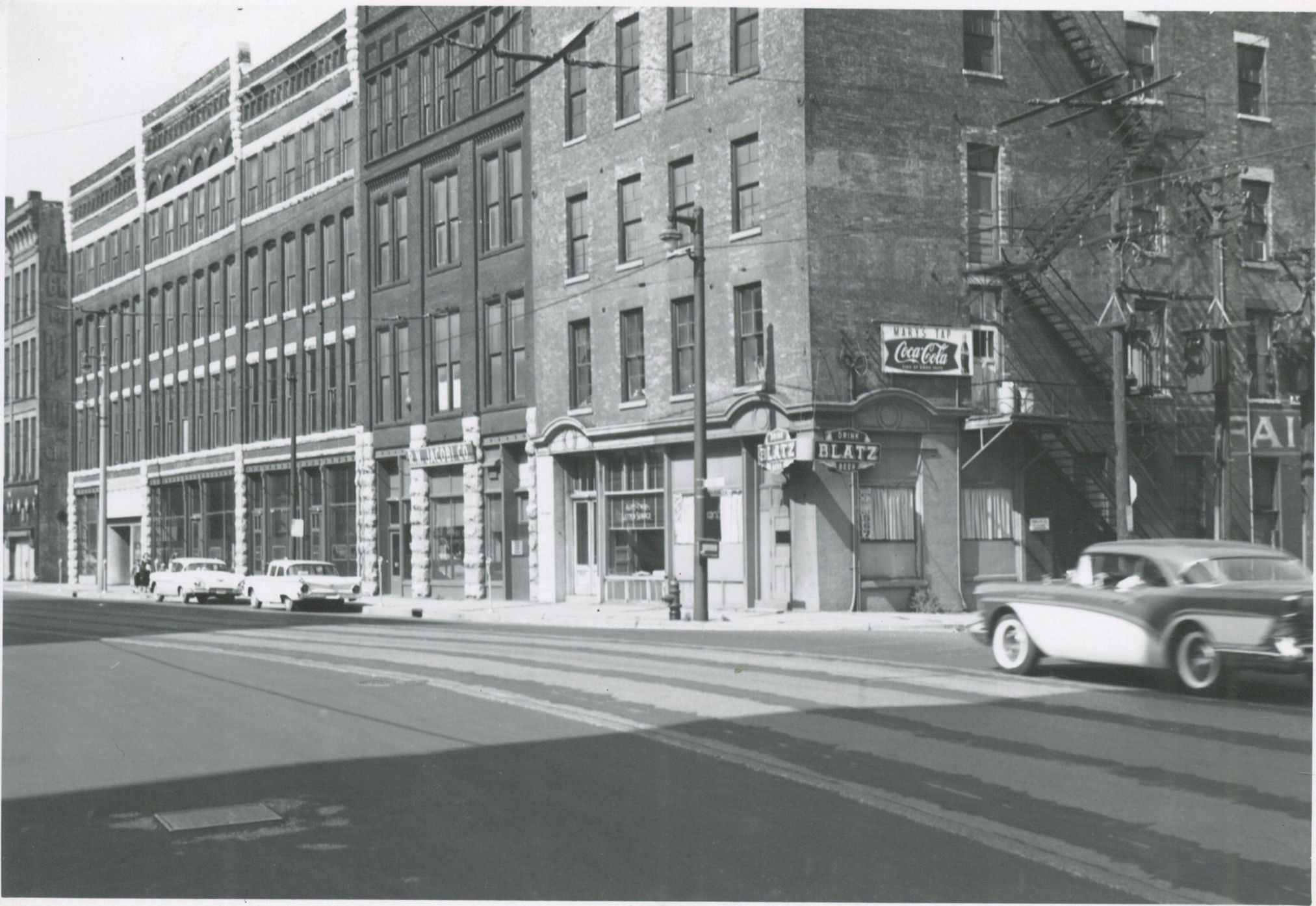 The corner bar during its time as Mary's Tap