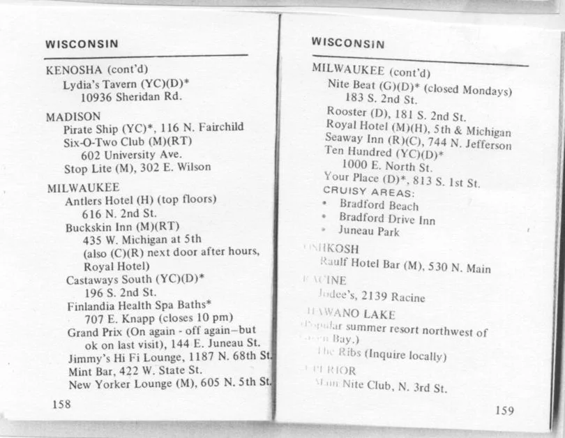 New Yorker Lounge — damron 72 p158159