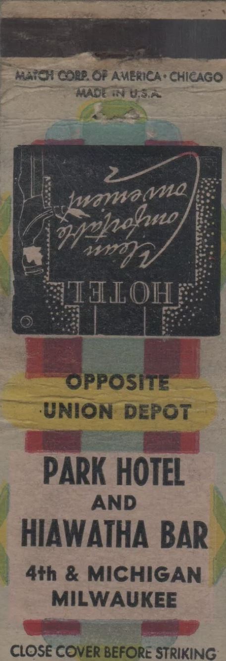 Matchbook, date unknown.
