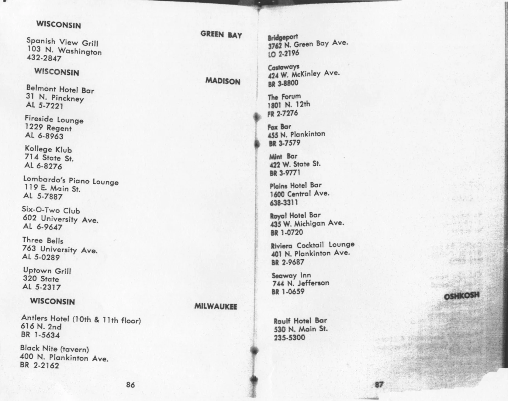 Plains Hotel Bar — gg64 p8687
