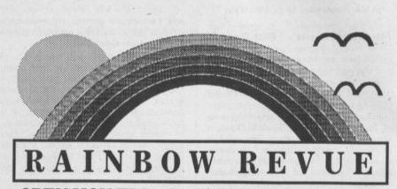 Rainbow Revue logo.