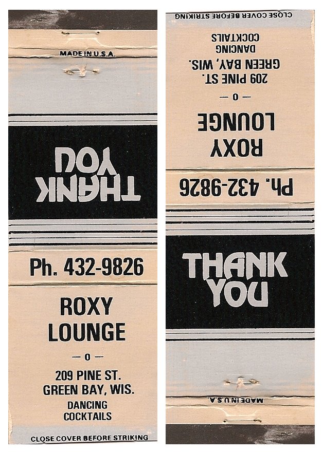 Matchbook cover /