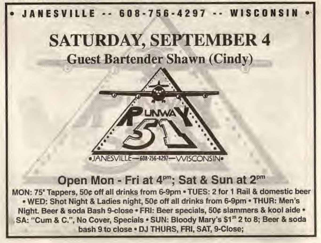 Advertisement, August 1993.