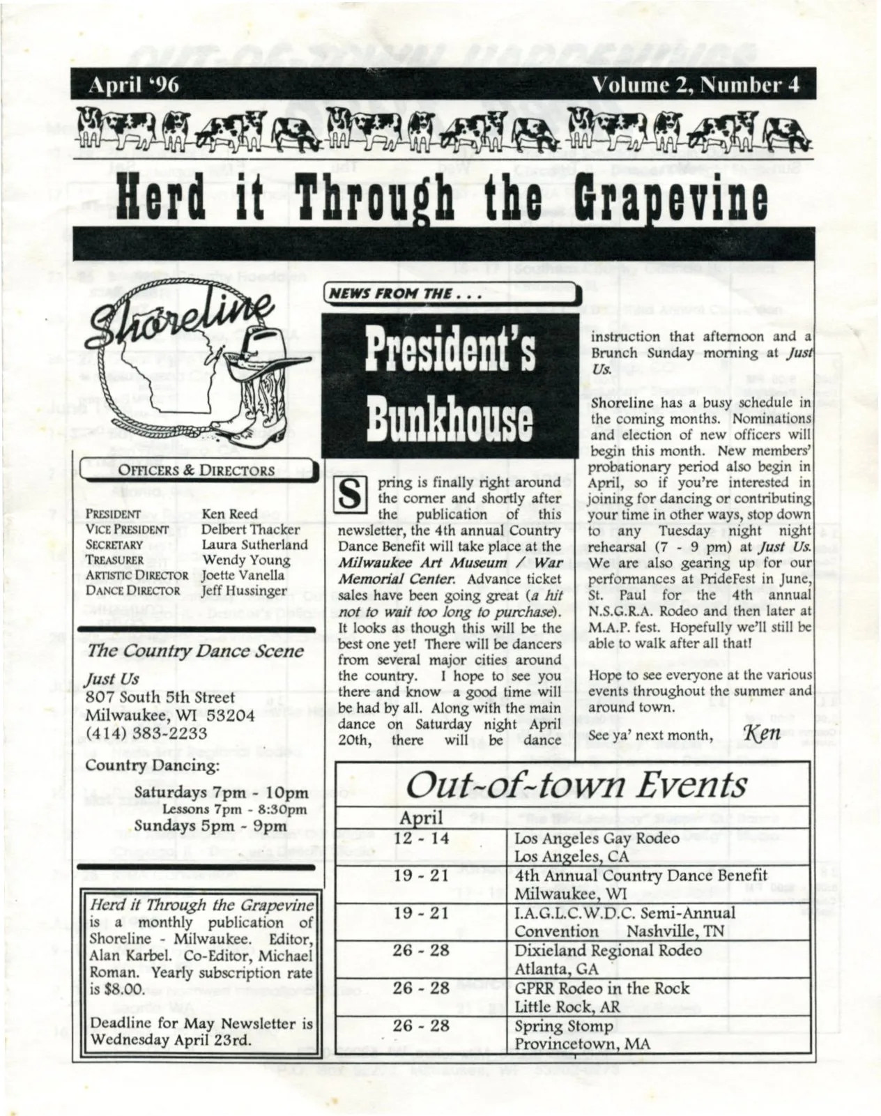 IACLCWDC national newsletter / (first issue, an insert to the Shoreline newsletter) / (as 3.4MB PDF file) /