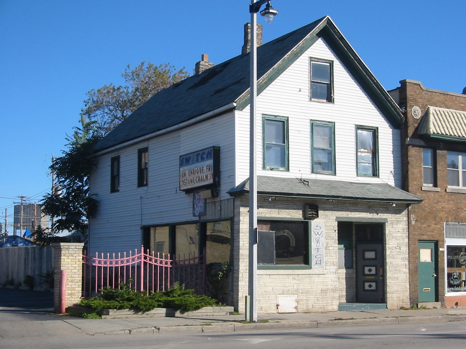 Exterior of the bar, October 2006.