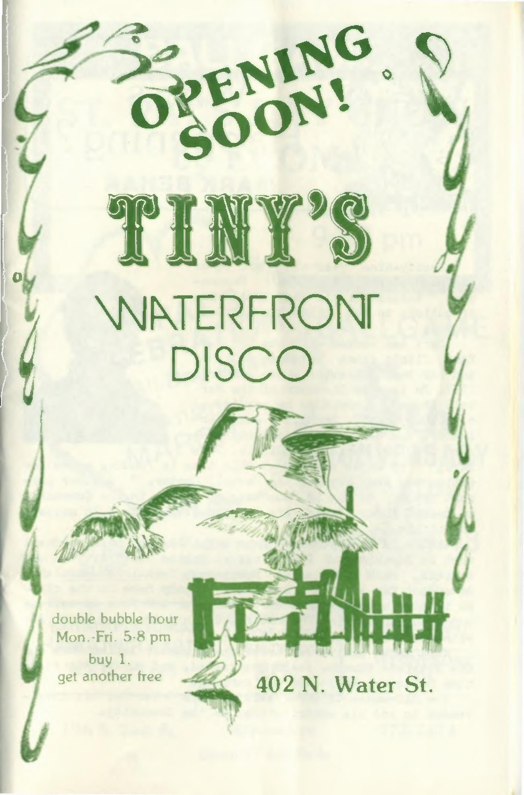 "Opening Soon" advertisement, March 1979.