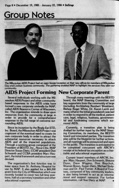 1989 Lavender Hill planning committee