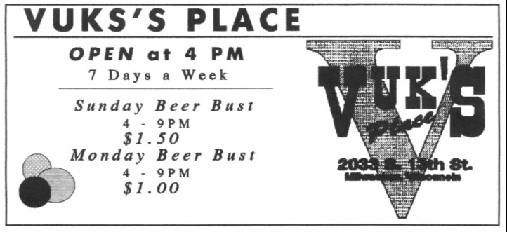 Advertisement, 1993.
