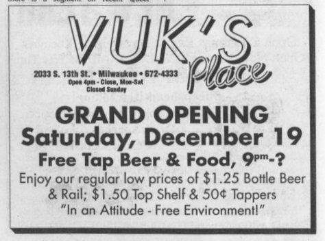Grand opening advertisement, December 1992.