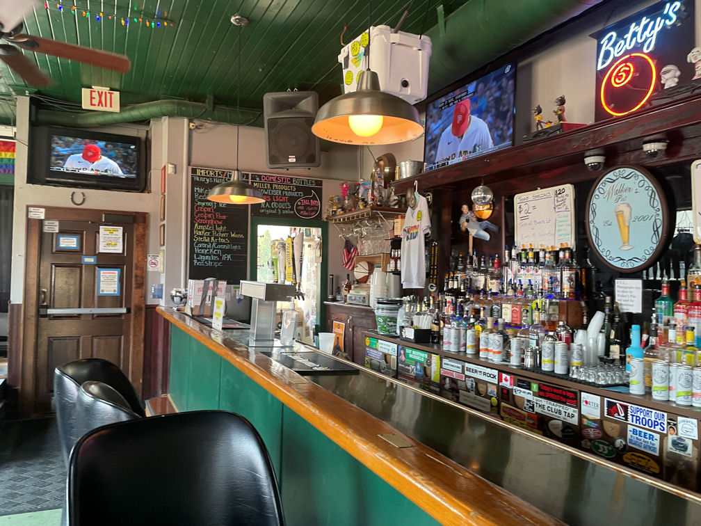 Interior view toward the entrance, 2021.