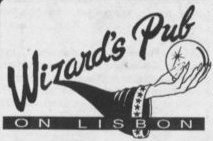Wizard's Pub logo.