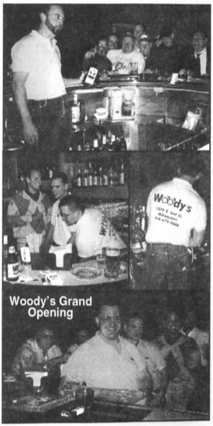 Photographs from Woody's grand opening, November 1997.